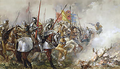 英格兰王国阿金库尔战役油画
