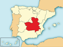 Кастылія-Ля-Манча на мапе