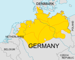 Distribution of Low Saxon dialects