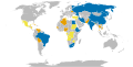 Map with Antarctica of BRICS members and expansion