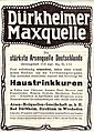 Reclame uit plm. 1910 voor de Maxquelle
