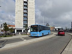 Midttrafik bus line 118 at Europaplads.jpg