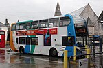 LeBron James in an advertisement on a bus in the United Kingdom