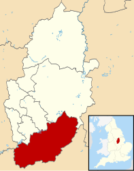 Borough di Rushcliffe – Mappa