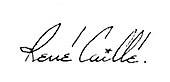 signature de René Caillé (dessinateur)