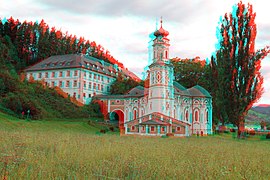 Stereo agl Stiftskirche hl. Karl Borromäus. Exterior view - 049.JPG