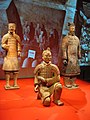 Terracottaleger in het Museum Volkenkunde