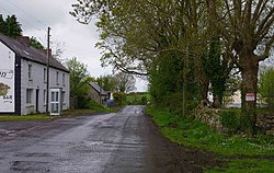 Road passing the Spancilhill Inn