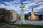 Frihetstorget med Frihetsmonumentet