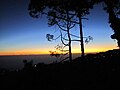 Winterline as visible from Mussoorie