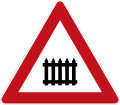 Zeichen 150 Bahnübergang mit Schranken oder Halbschranken