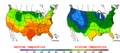 2014-10-01 Max-min Temperature, NOAA.