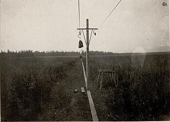 Historisches Bild der Seilbahn von 1916