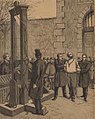 L'anarchiste français Auguste Vaillant avant son exécution par la guillotine en 1894