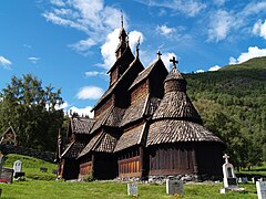 La chiesa fotografata dall'abside