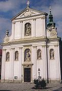 Hauptwand der Brucker Pfarrkirche