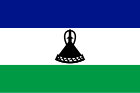 Folaga ye Lesotho Flag of Lesotho