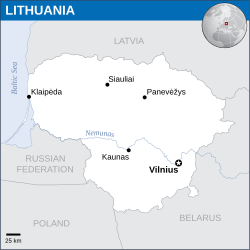 Lokasi Lithuania