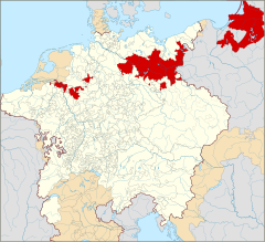Położenie Brandenburgii-Prus