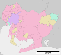 Prefettura di Aichi – Mappa