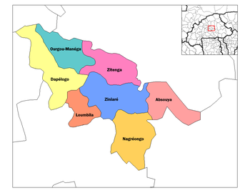 Dapelogo Department location in the province