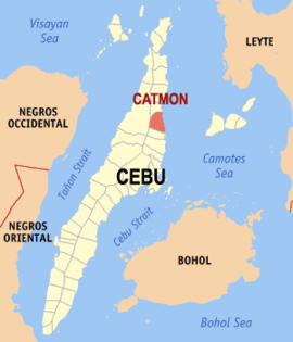 Catmon na Cebu Coordenadas : 10°40'N, 123°57'E