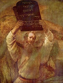 Rembrandt, Moisés con las Tablas de la Ley (1659).