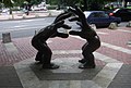 Skulptur vor der Hauptpost in Dortmund (Kurfürstenstr.)