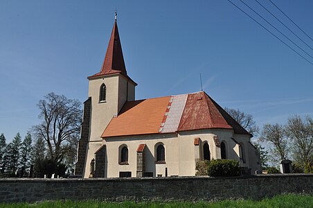 Église Saint-Georges à Tři-Bubny.