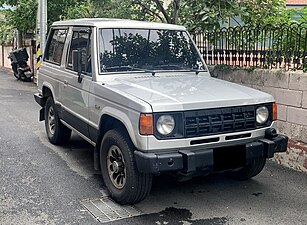 2-door Galloper I (pre-facelift)