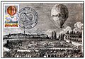 Philatélie Bicentenaire du vol de la montgolfière "la Gustave" à Lyon