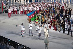 На церемонии открытия зимних Олимпийских игр. Ванкувер, 2010 г.
