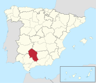 Provincia Cordubensis (Hispania): situs