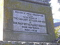 Falmouth - Packet Service Memorial - Inscription.