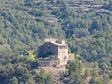 El Farell, masia fortificada, també anomenada Santa Creu de Palou, Mura, Bages
