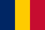 Drapeau national du Tchad.