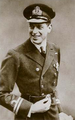 książę George w mundurze Royal Navy