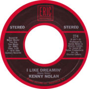 I like dreamin by kenny nolan US reissue Eric.png