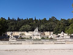 Jardín de la Fontaine, Nîmes.