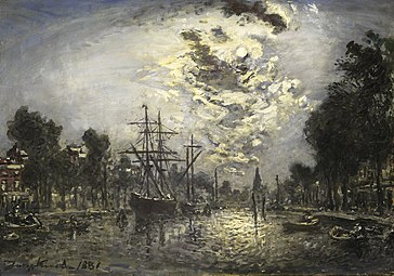 Rotterdam au clair de lune, 1881 Rijksmuseum, Amsterdam.