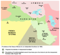 Proposed Kurdistan in Turkey (1920)