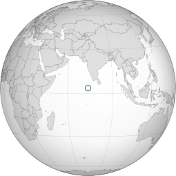 Localização República das Maldivas