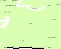 Ficaja - Localizazion