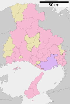 沼島の位置（兵庫県内）