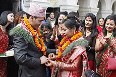 Esküvői pár, Lalitpur