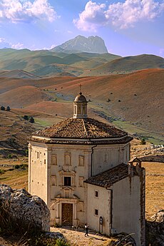 Church of Saint Mary of Pity in Calascio Photographer: Abbrey82