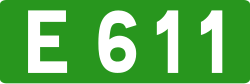 Route européenne 611.svg