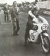 Santi Herrero and Esteve Oliveras OSSA 1970 Yugoslavian GP.jpg