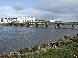 Rosbercon is connected to New Ross via the Barrow Bridge
