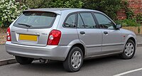 Facelift Mazda 323F hatchback, 2002–2003